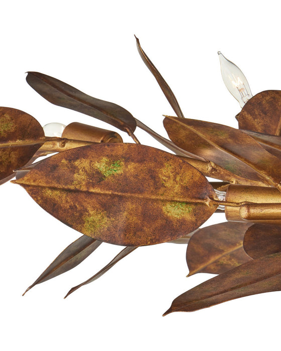 Currey and Company - 9000-1432 - 16 Light Chandelier - Weston - Magnolia Leaf