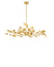 Currey and Company - 9000-1433 - Six Light Chandelier - Lunaria - Contemporary Gold Leaf