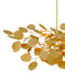 Currey and Company - 9000-1434 - Four Light Chandelier - Lunaria - Contemporary Gold Leaf