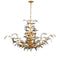 Currey and Company - 9000-1437 - Eight Light Chandelier - Odile - Black / Contemporary Gold Leaf / Contemporary Gold