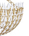 Currey and Company - 9000-1439 - Six Light Chandelier - Magnum Opus - White / Brass