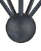 Currey and Company - 9000-1441 - Six Light Chandelier - Serpa - French Black / Gold Leaf