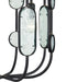 Currey and Company - 9000-1444 - Four Light Chandelier - Ettore - Clear / Blacksmith