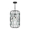 Currey and Company - 9000-1444 - Four Light Chandelier - Ettore - Clear / Blacksmith