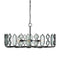 Currey and Company - 9000-1445 - Six Light Chandelier - Ettore - Clear / Blacksmith