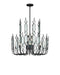 Currey and Company - 9000-1446 - 12 Light Chandelier - Ettore - Clear / Blacksmith