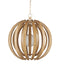Currey and Company - 9000-1447 - One Light Chandelier - Dryad - Natural Ash / Frosted White