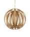 Currey and Company - 9000-1447 - One Light Chandelier - Dryad - Natural Ash / Frosted White