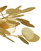 Currey and Company - 9000-1449 - Three Light Semi-Flush Mount - Lunaria - Contemporary Gold Leaf