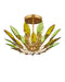 Currey and Company - 9000-1450 - Four Light Semi-Flush Mount - Selavy - Green / Contemporary Gold Leaf / Contemporary Gold
