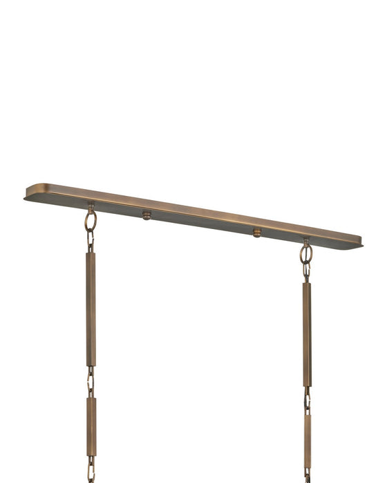 Currey and Company - 9000-1451 - Five Light Chandelier - Tenebroso - Smoke Gold / Gold Luster