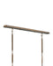 Currey and Company - 9000-1451 - Five Light Chandelier - Tenebroso - Smoke Gold / Gold Luster