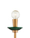 Currey and Company - 9000-1453 - Six Light Chandelier - Grasmere - Green / Aged Gold / Gold Luster