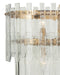 Currey and Company - 9000-1454 - Eight Light Chandelier - Electra - Clear / Antique Brass