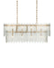 Currey and Company - 9000-1454 - Eight Light Chandelier - Electra - Clear / Antique Brass