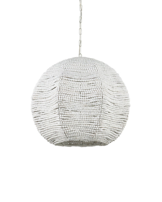 Currey and Company - 9000-1456 - Three Light Pendant - Octavia - Whitewash / White