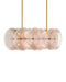 Currey and Company - 9000-1457 - Ten Light Chandelier - Whirlwind - Pale Pink / Brass