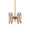 Currey and Company - 9000-1457 - Ten Light Chandelier - Whirlwind - Pale Pink / Brass