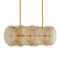 Currey and Company - 9000-1458 - Ten Light Chandelier - Whirlwind - Pale Yellow / Brass