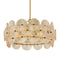 Currey and Company - 9000-1460 - Six Light Chandelier - Whirlwind - Pale Yellow / Brass