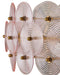 Currey and Company - 9000-1461 - Ten Light Chandelier - Whirlwind - Pale Pink / Brass