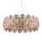 Currey and Company - 9000-1461 - Ten Light Chandelier - Whirlwind - Pale Pink / Brass