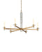 Currey and Company - 9000-1464 - LED Chandelier - Marcelo - Clear / Antique Brass / White