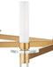 Currey and Company - 9000-1464 - LED Chandelier - Marcelo - Clear / Antique Brass / White