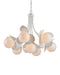 Currey and Company - 9000-1465 - Seven Light Chandelier - Effloresce - Gesso White / White
