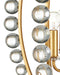 Currey and Company - 9000-1466 - Four Light Chandelier - Amadora - Clear / Antique Gold Leaf