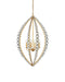Currey and Company - 9000-1466 - Four Light Chandelier - Amadora - Clear / Antique Gold Leaf