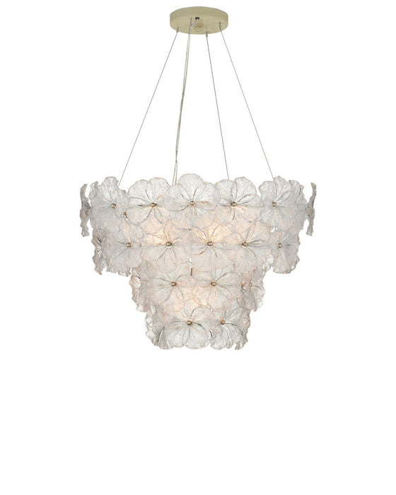 Currey and Company - 9000-1467 - Five Light Chandelier - Mallow - Clear / Champagne