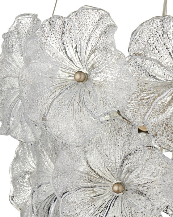 Currey and Company - 9000-1468 - Three Light Chandelier - Mallow - Clear / Champagne