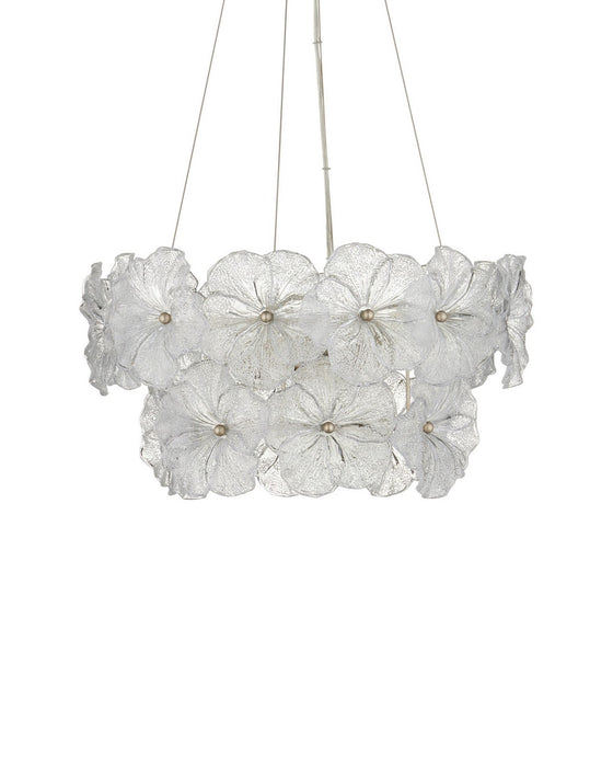 Currey and Company - 9000-1468 - Three Light Chandelier - Mallow - Clear / Champagne