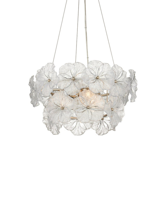 Currey and Company - 9000-1468 - Three Light Chandelier - Mallow - Clear / Champagne