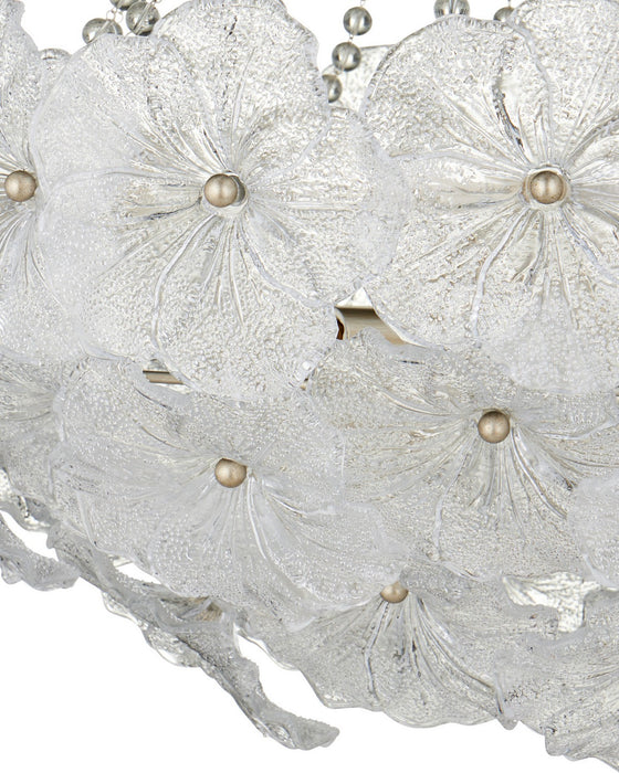 Currey and Company - 9000-1469 - Six Light Chandelier - Mallow - Clear / Champagne