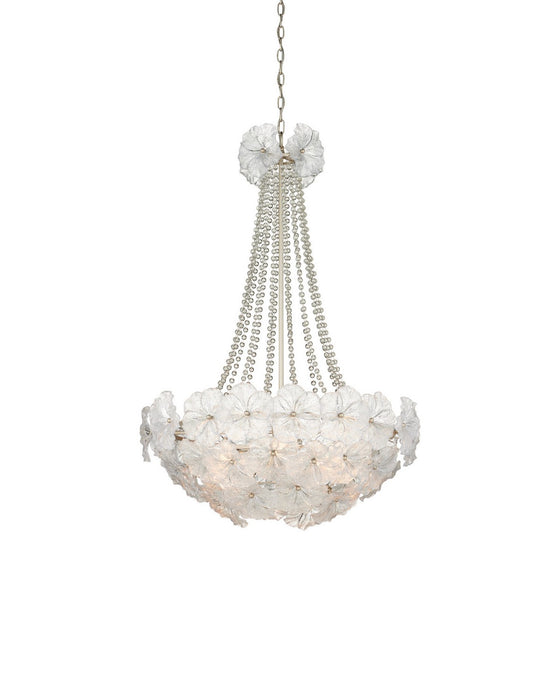 Currey and Company - 9000-1469 - Six Light Chandelier - Mallow - Clear / Champagne