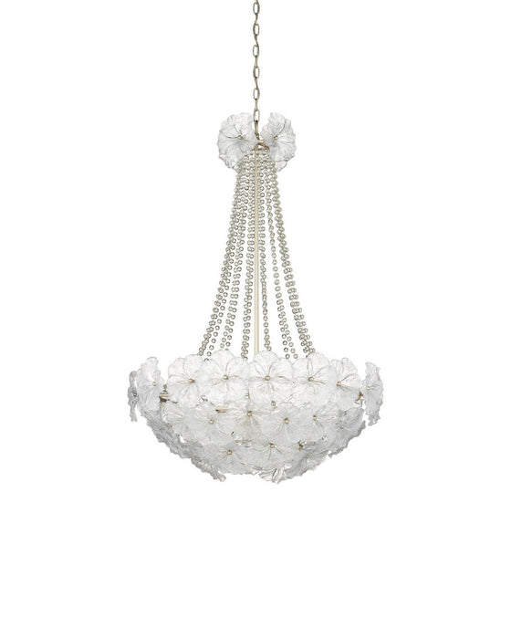 Currey and Company - 9000-1469 - Six Light Chandelier - Mallow - Clear / Champagne