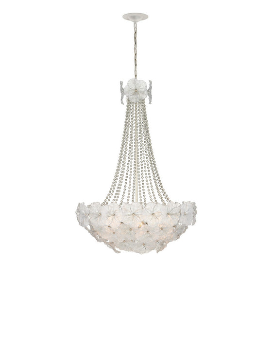 Currey and Company - 9000-1469 - Six Light Chandelier - Mallow - Clear / Champagne