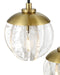 Currey and Company - 9000-1473 - LED Chandelier - Wexler - Polished Antique Brass / Clear