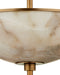 Currey and Company - 9000-1479 - Six Light Chandelier - Volterra - Natural / Antique Brass