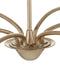 Currey and Company - 9000-1480 - Six Light Chandelier - Lardner - Champagne