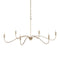 Currey and Company - 9000-1480 - Six Light Chandelier - Lardner - Champagne
