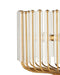 Currey and Company - 9000-1484 - Three Light Chandelier - Faraday - Brushed Brass / Clear