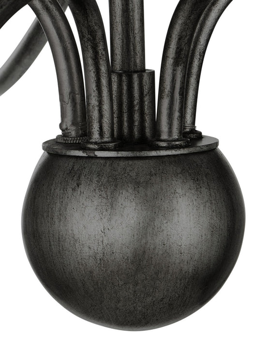 Currey and Company - 9000-1485 - Five Light Chandelier - Franz - Black