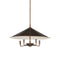 Currey and Company - 9000-1489 - Five Light Chandelier - Barnaba - Brushed Brown / Off-White