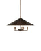 Currey and Company - 9000-1489 - Five Light Chandelier - Barnaba - Brushed Brown / Off-White