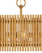 Currey and Company - 9000-1490 - Four Light Chandelier - Lavenham - Brushed Brass