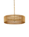 Currey and Company - 9000-1490 - Four Light Chandelier - Lavenham - Brushed Brass