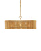 Currey and Company - 9000-1490 - Four Light Chandelier - Lavenham - Brushed Brass